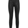 Abbigliamento Sportivo^Plein Sport Black Leopard Push Up Leggings