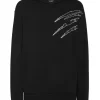 Abbigliamento Sportivo^Plein Sport Cotton Hoodie Sweatshirt LS Lamina Scratch