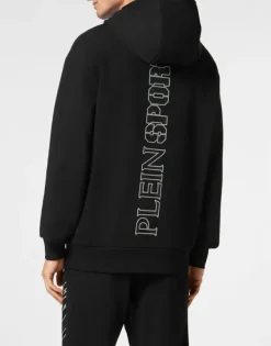 Abbigliamento Sportivo^Plein Sport Cotton Hoodie Sweatshirt LS Lamina Scratch