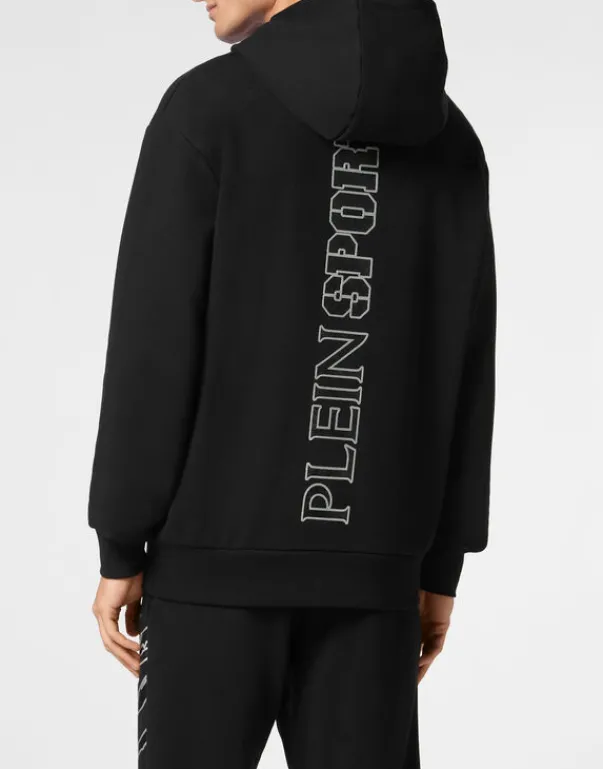 Abbigliamento Sportivo^Plein Sport Cotton Hoodie Sweatshirt LS Lamina Scratch