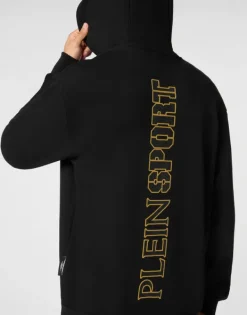 Abbigliamento Sportivo^Plein Sport Cotton Hoodie Sweatshirt LS Lamina Scratch