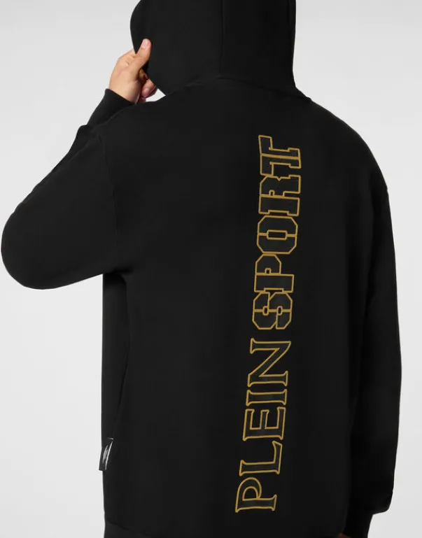Abbigliamento Sportivo^Plein Sport Cotton Hoodie Sweatshirt LS Lamina Scratch