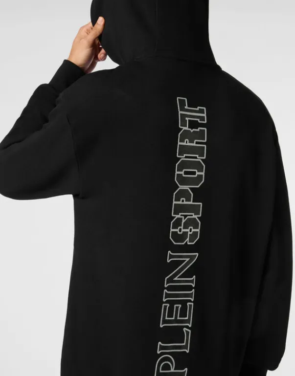 Abbigliamento Sportivo^Plein Sport Cotton Hoodie Sweatshirt LS Lamina Scratch