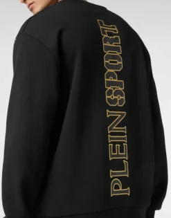 Abbigliamento Sportivo^Plein Sport Cotton Sweatshirt Round Neck LS Lamina Scratch