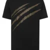 T-shirts^Plein Sport Cotton T-shirt Round Neck SS Lamina Scratch