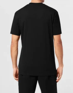 T-shirts^Plein Sport Cotton T-shirt Round Neck SS Lamina Tiger