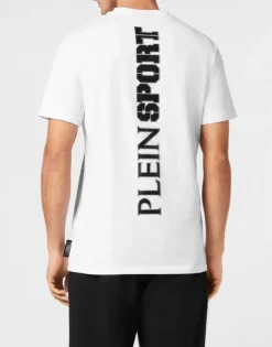 T-shirts^Plein Sport Cotton T-shirt Round Neck SS Lamina Scratch