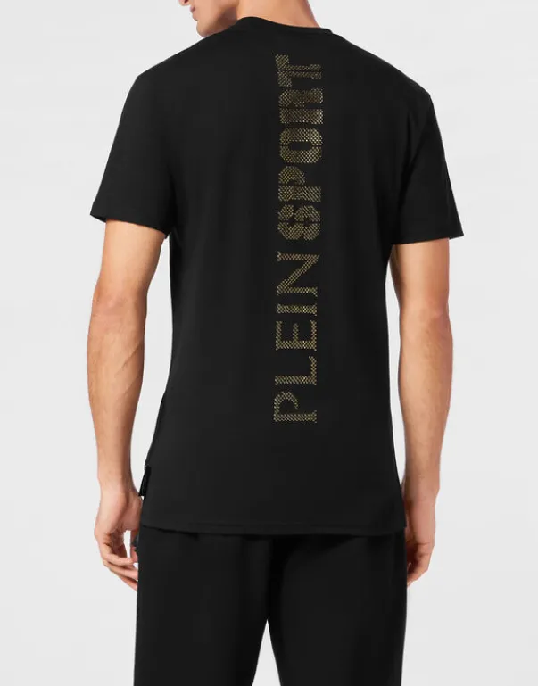 T-shirts^Plein Sport Cotton T-shirt Round Neck SS Lamina Scratch