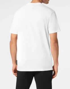 T-shirts^Plein Sport Cotton T-shirt Round Neck SS Lamina Tiger