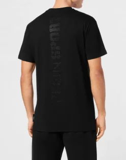 T-shirts^Plein Sport Cotton T-shirt Round Neck SS Lamina Scratch