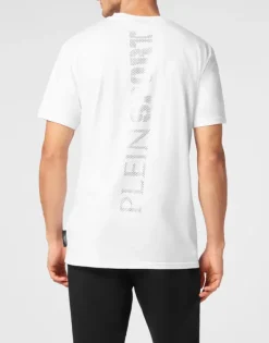 T-shirts^Plein Sport Cotton T-shirt Round Neck SS Lamina Scratch