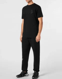 T-shirts^Plein Sport Cotton T-shirt Round Neck SS Lamina Scratch