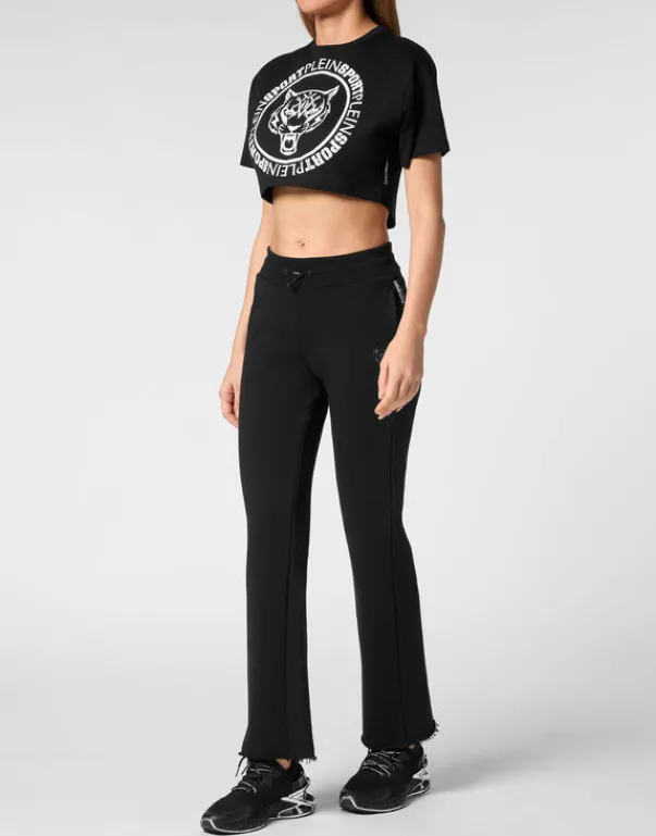 T-shirt & Polo^Plein Sport Crop T-shirt Round Neck SS