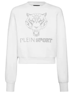 Abbigliamento Sportivo^Plein Sport Cropped Hoodie Sweatjacket Tiger