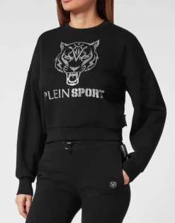 Abbigliamento Sportivo^Plein Sport Cropped Hoodie Sweatjacket Tiger