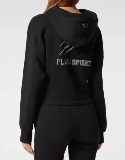Abbigliamento Sportivo^Plein Sport Cropped Hoodie Sweatjacket Scratch