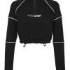 Abbigliamento Sportivo^Plein Sport Cropped Hoodie Sweatshirt