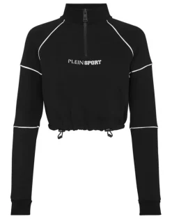 Abbigliamento Sportivo^Plein Sport Cropped Hoodie Sweatshirt