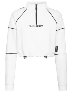 Abbigliamento Sportivo^Plein Sport Cropped Hoodie Sweatshirt