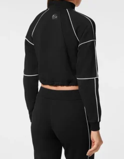Abbigliamento Sportivo^Plein Sport Cropped Hoodie Sweatshirt