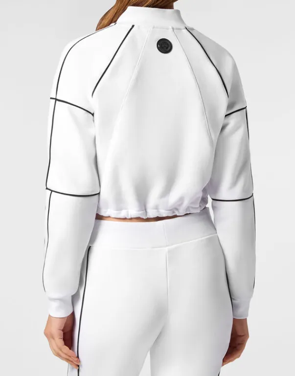 Abbigliamento Sportivo^Plein Sport Cropped Hoodie Sweatshirt
