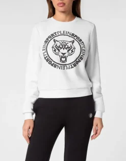 Abbigliamento Sportivo^Plein Sport Cropped Roundneck Sweatshirt