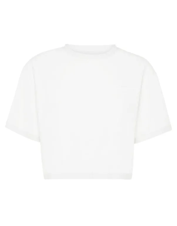 T-shirt & Polo^Plein Sport Cropped T-shirt Round Neck SS