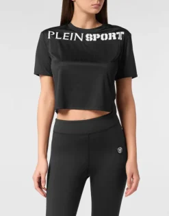 T-shirt & Polo^Plein Sport Cropped T-shirt Round Neck SS