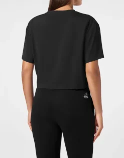 T-shirt & Polo^Plein Sport Cropped T-shirt Round Neck SS