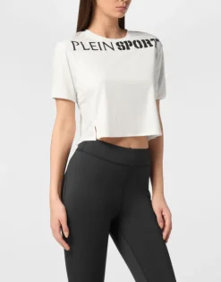 T-shirt & Polo^Plein Sport Cropped T-shirt Round Neck SS