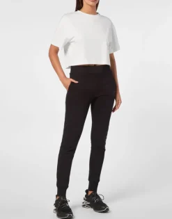 T-shirt & Polo^Plein Sport Cropped T-shirt Round Neck SS