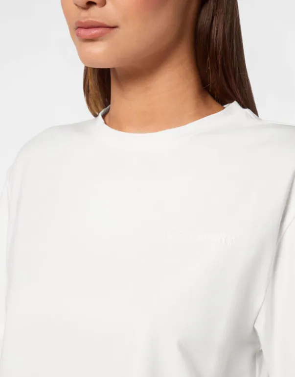 T-shirt & Polo^Plein Sport Cropped T-shirt Round Neck SS