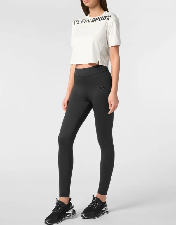T-shirt & Polo^Plein Sport Cropped T-shirt Round Neck SS