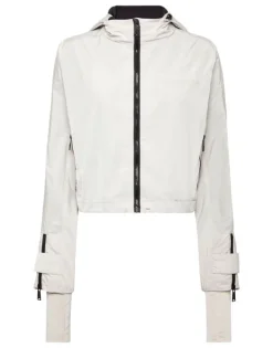 Abbigliamento Sportivo^Plein Sport Hooded Active Jacket LS Scratch