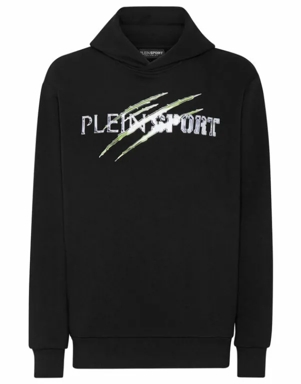 Abbigliamento Sportivo^Plein Sport Hoodie Sweatshirt Chrome Scratch Edition