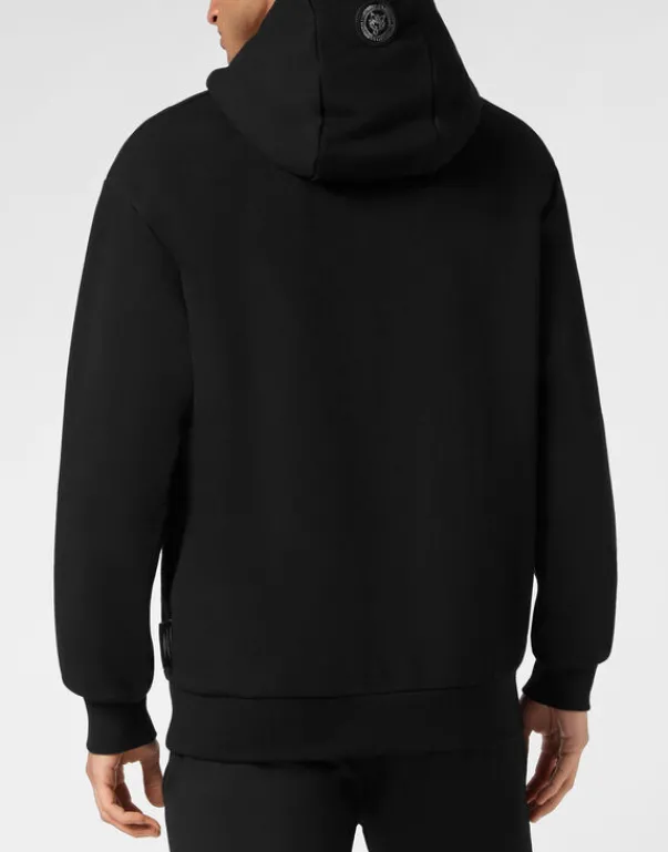 Abbigliamento Sportivo^Plein Sport Hoodie Sweatshirt Chrome Scratch Edition