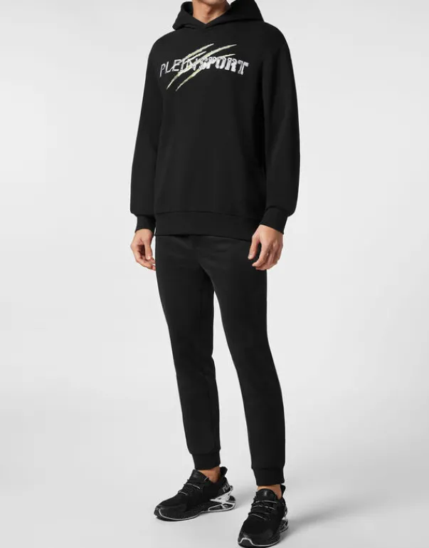 Abbigliamento Sportivo^Plein Sport Hoodie Sweatshirt Chrome Scratch Edition