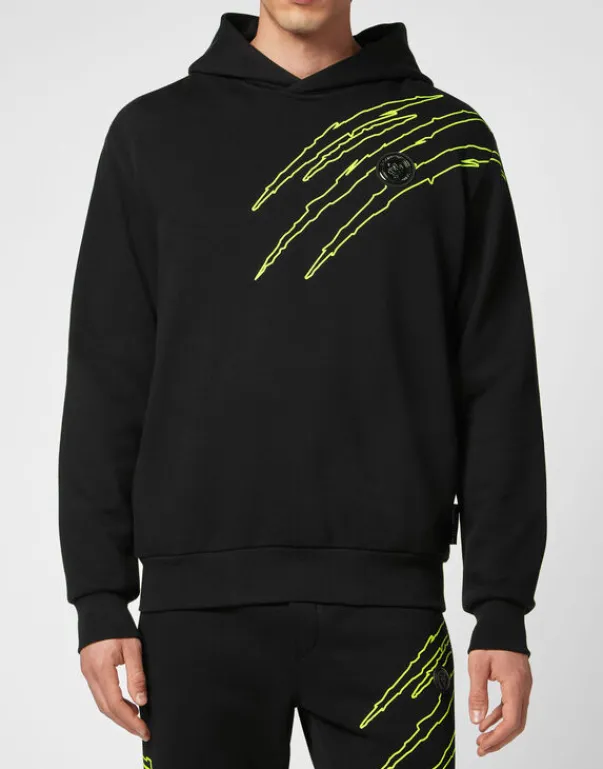 Abbigliamento Sportivo^Plein Sport Hoodie Sweatshirt Scratch