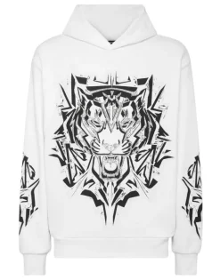 Abbigliamento Sportivo^Plein Sport Hoodie Sweatshirt Thunder Tiger