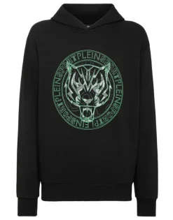 Abbigliamento Sportivo^Plein Sport Hoodie Sweatshirt Tiger