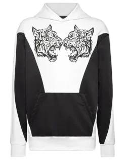 Abbigliamento Sportivo^Plein Sport Hoodie Sweatshirt Tiger