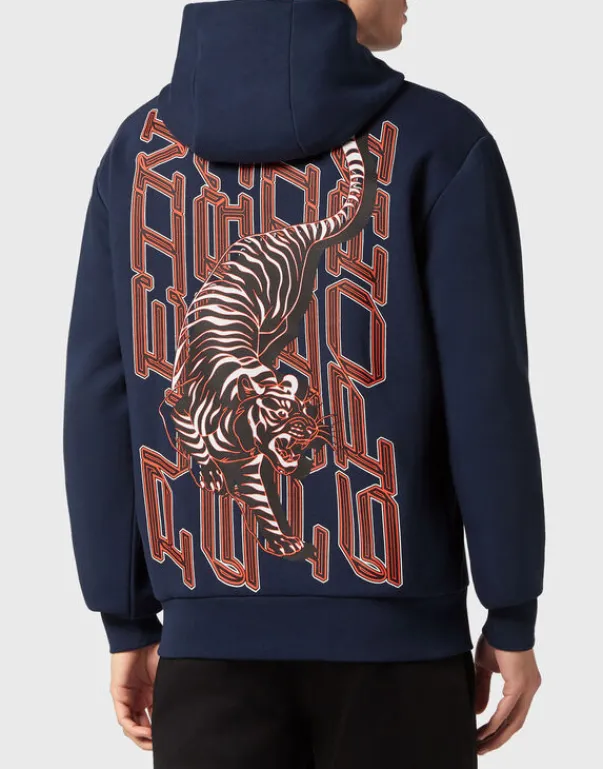 Abbigliamento Sportivo^Plein Sport Hoodie Sweatshirt Tiger