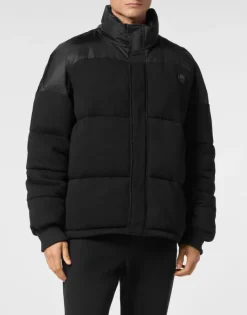 Giacche^Plein Sport Hybrid Jersey Puffered Jacket LS