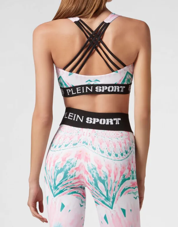 Lingerie^Plein Sport Jogging Bra Optical Flower