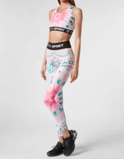 Lingerie^Plein Sport Jogging Bra Optical Flower