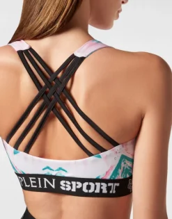 Lingerie^Plein Sport Jogging Bra Optical Flower