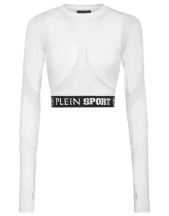 Abbigliamento Sportivo^Plein Sport Jogging Cropped Top LS Multicut