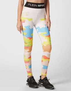 Abbigliamento Sportivo^Plein Sport Jogging Cutting Leggings Camouflage