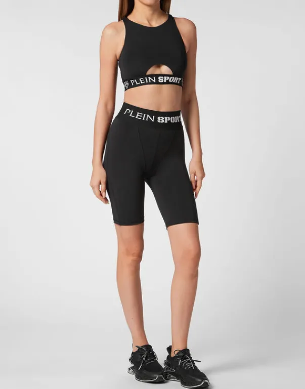 Abbigliamento Sportivo^Plein Sport Jogging Cyclist Push Up Leggings Basic
