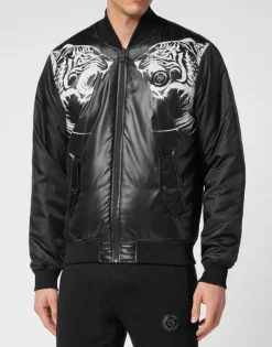 Giacche^Plein Sport Nylon Bomber Tiger